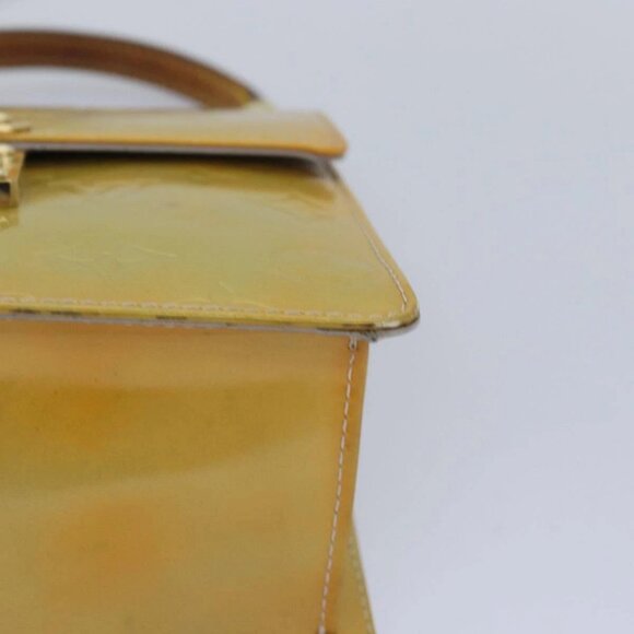 LOUIS VUITTON Monogram Vernis Spring street Hand Bag Gris M91029 LV Auth 84706 - Picture 4 of 16